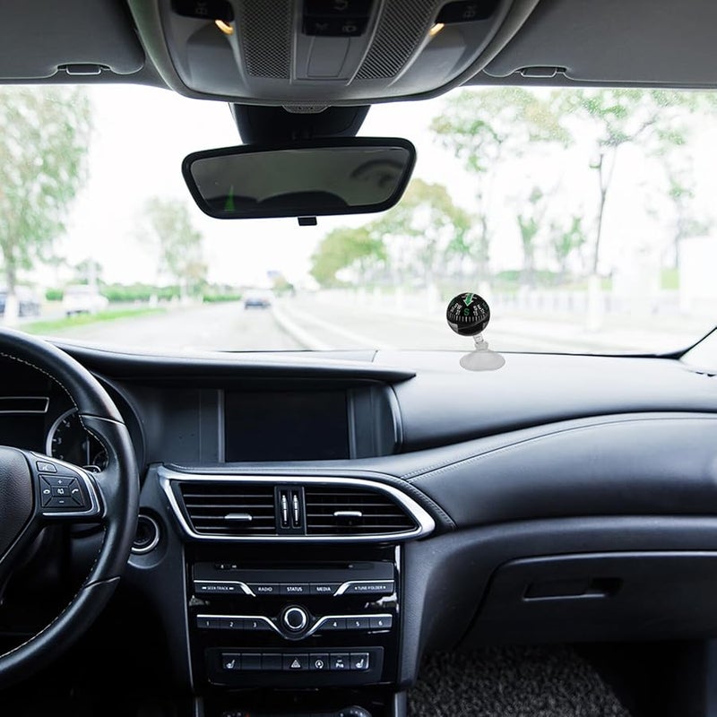 38 مم كوب شفط بلاستيكي لتركيب لوحة القيادة في السيارة، بوصلة محمولة كرة اتجاه للسيارات والاستخدام الخارجي - Image 5